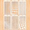 6 Pieces DIY Geometric Decorative Stencils Painting Templates Art Drawing Stencil Templates for Scrapbooking Cookie Tile Furniture Wall Floor Decor Drawing Tracing DIY Art(Geometry)